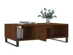 Tavolino da caffè in legno ingegnerizzato marrone, 104 x 60 x 35 cm