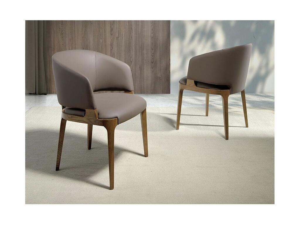 sedia in pelle verde