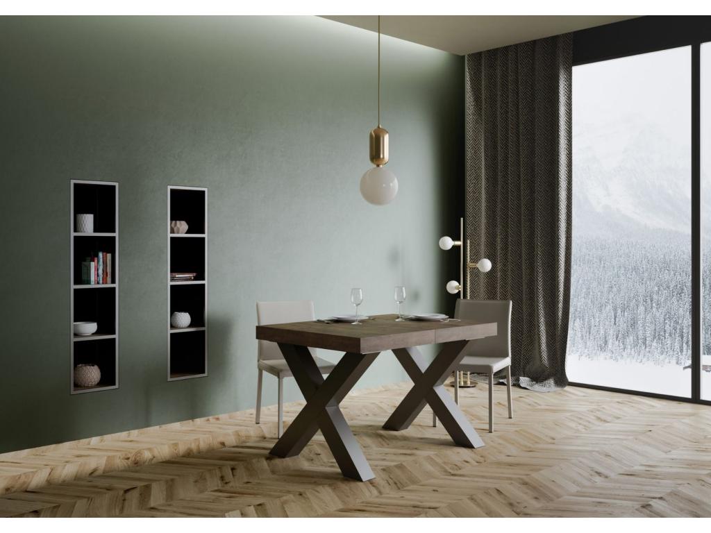 Tavolo marrone, 90 x 120 cm