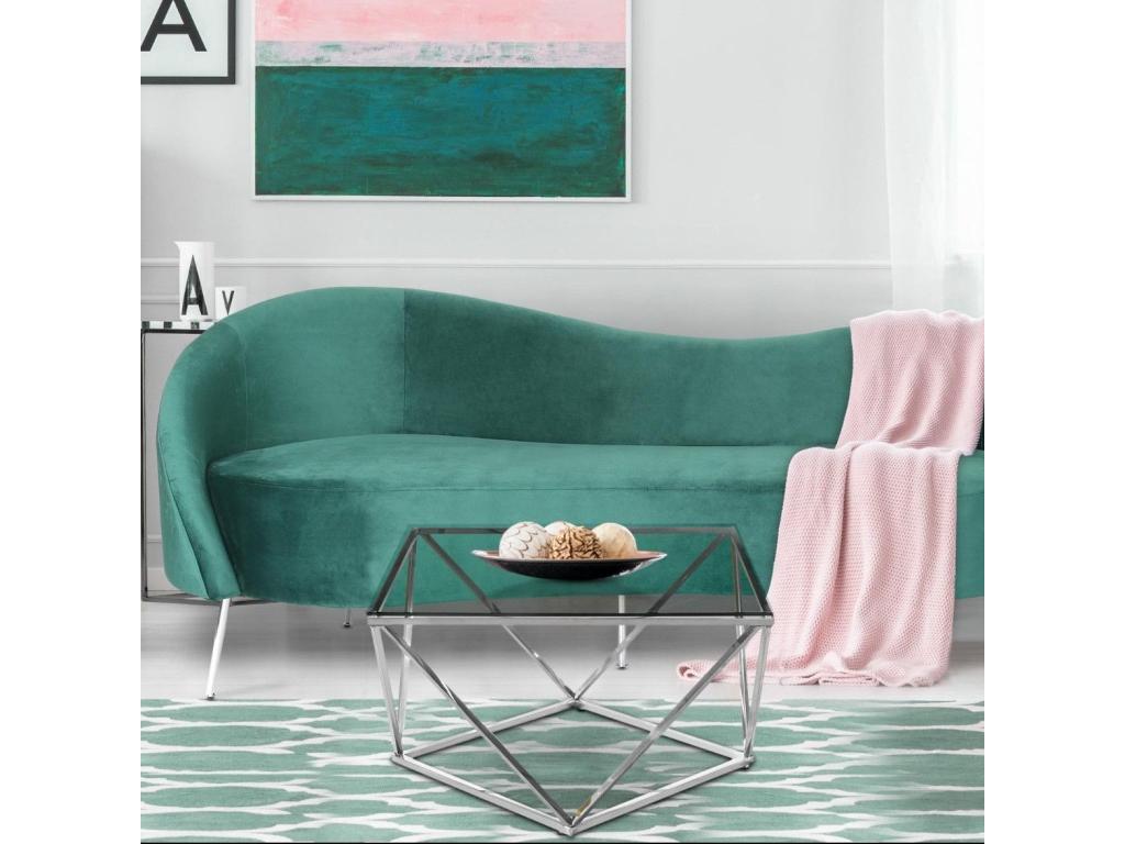 Tavolino da caffè in vetro