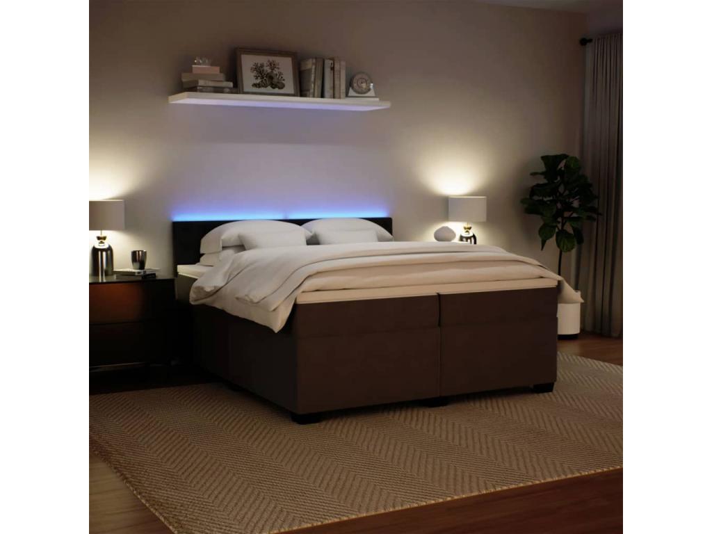 Materasso in velluto grigio, 200 x 200 cm