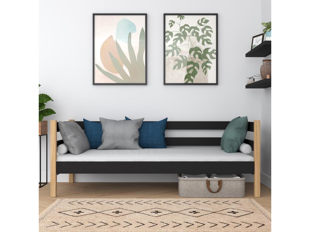 Mobili per la casa in legno di quercia nera, 100 x 200 cm