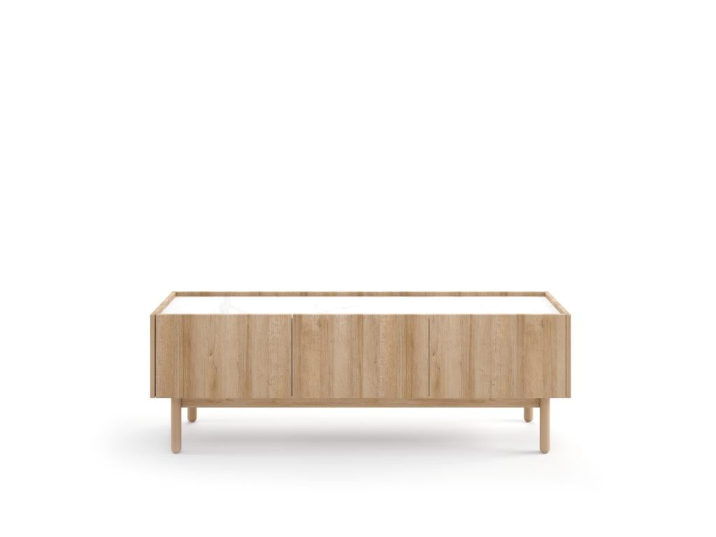 Tavolo bianco, 144 x 37 x 48 cm