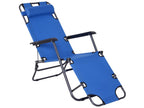Chaise longue blu