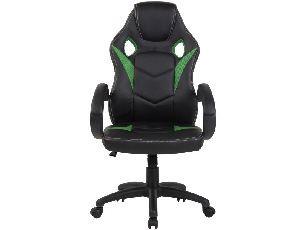 Sedia in similpelle verde