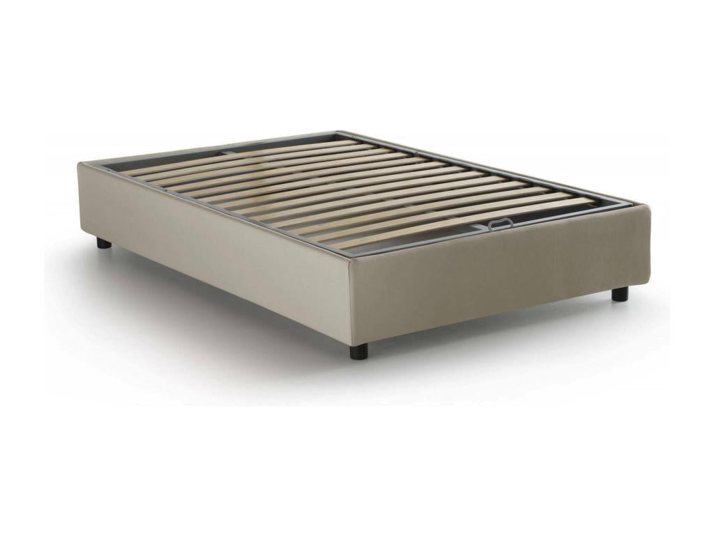 Materasso in tessuto beige, 120 x 200 cm