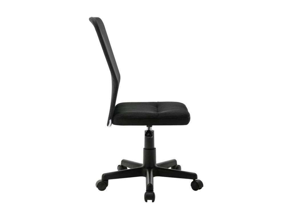 Sedia in tessuto nero, 44 ​​x 52 x 100 cm