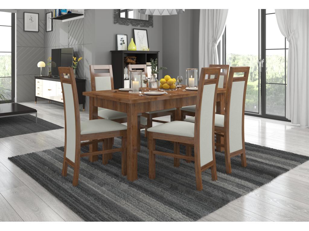 sedia in tessuto verde