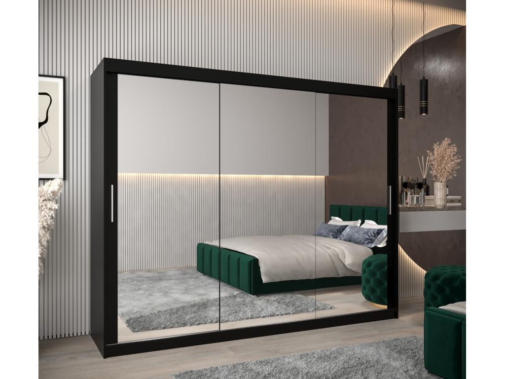 Armadio nero, 250 x 62 x 200 cm