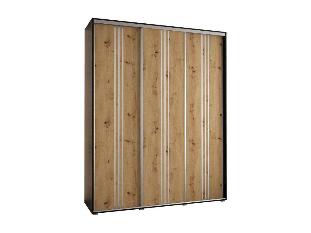 Armadio nero, 190 x 60 x 235,2 cm