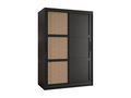Armadio nero, 120 x 62 x 200 cm