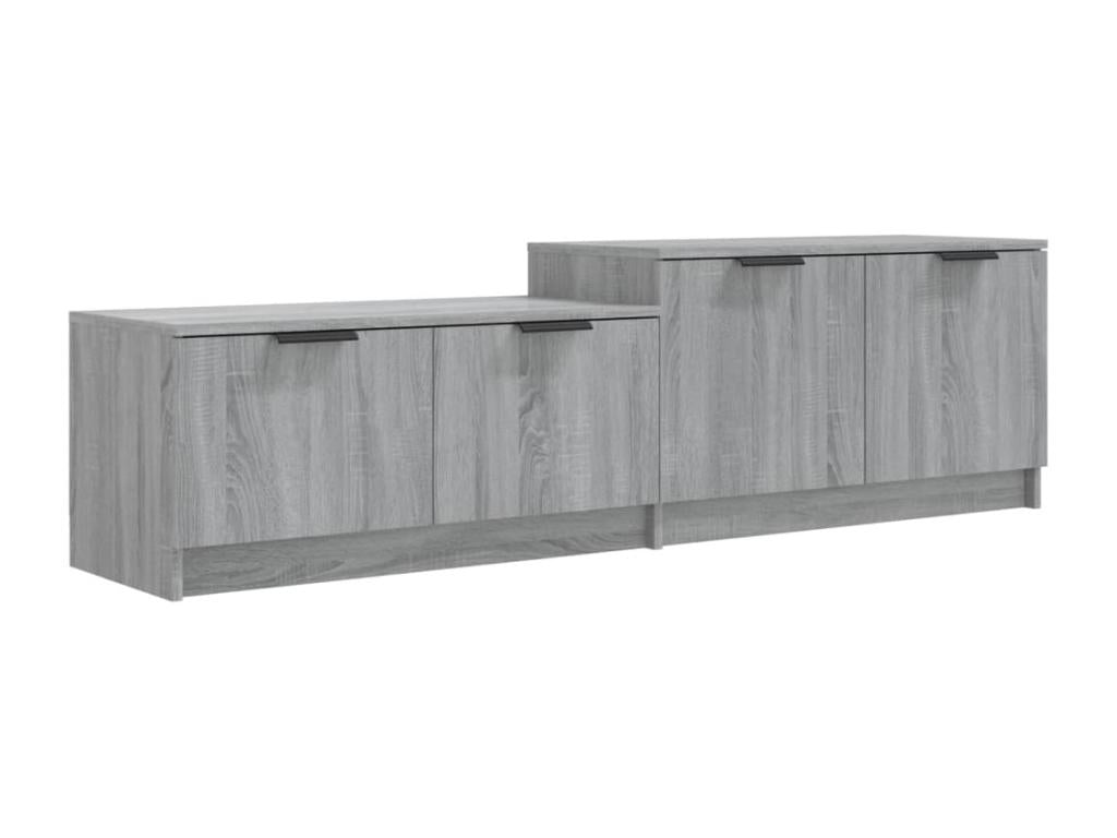 Mobile TV in legno ingegnerizzato grigio, 158,5 x 36 x 45 cm