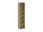 Libreria in legno di rovere beige, 47 x 40 cm