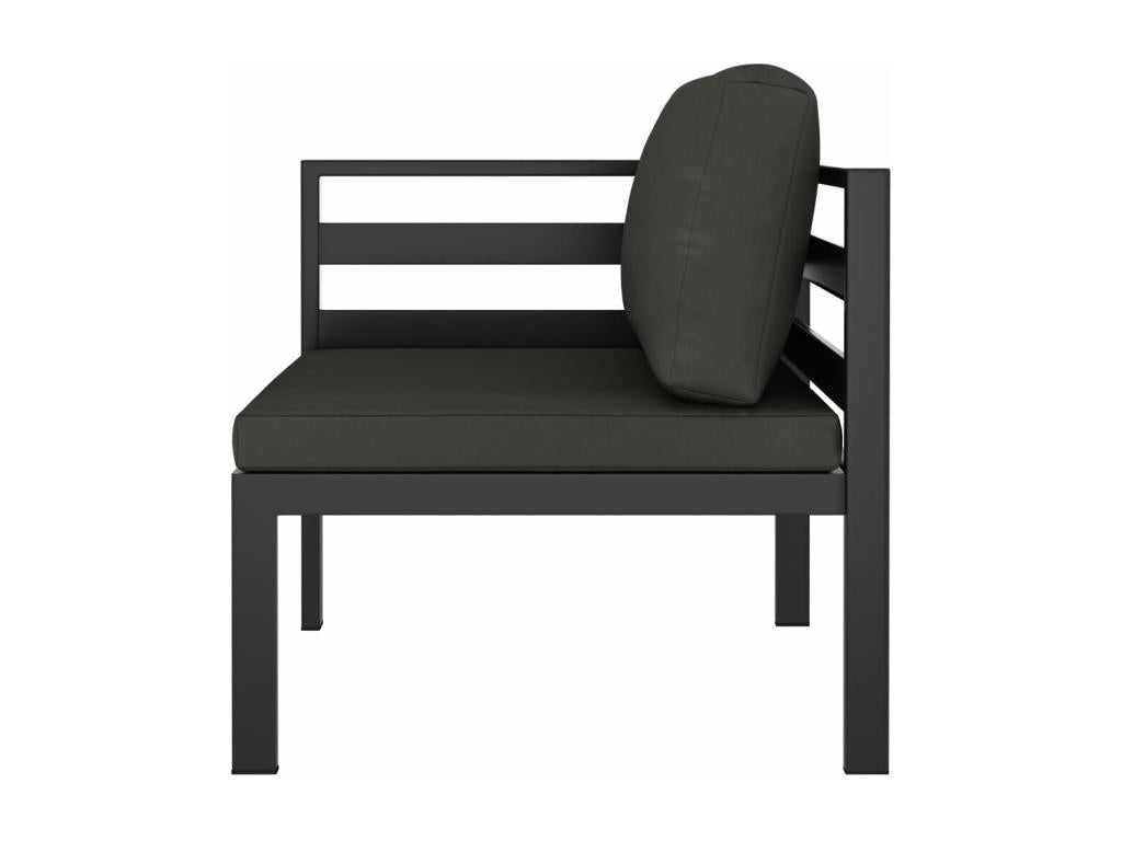 Set di mobili da esterno antracite