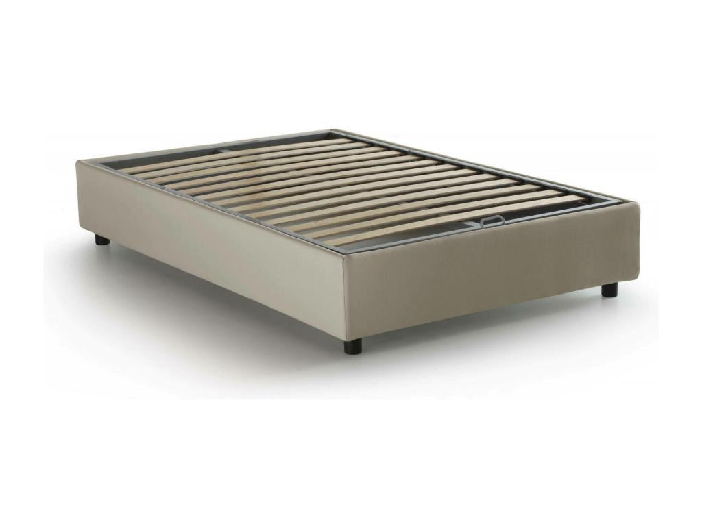 Materasso in tessuto beige, 120 x 200 cm