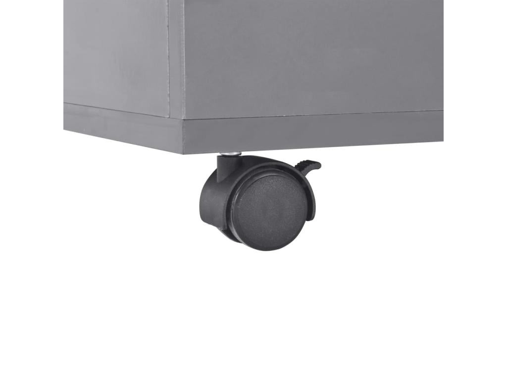 Tavolino da caffè grigio, 100 x 100 x 35 cm