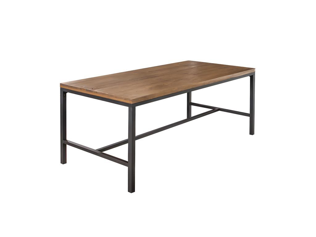 Tavolo in metallo marrone