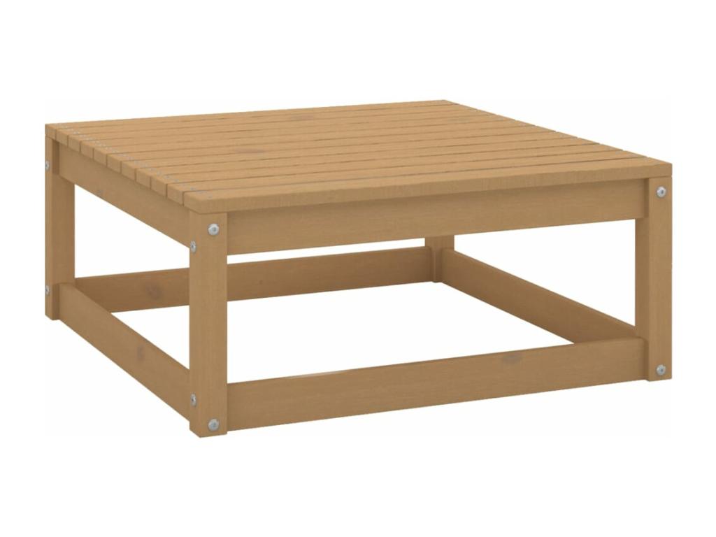 Set di mobili da esterno in legno di pino marrone