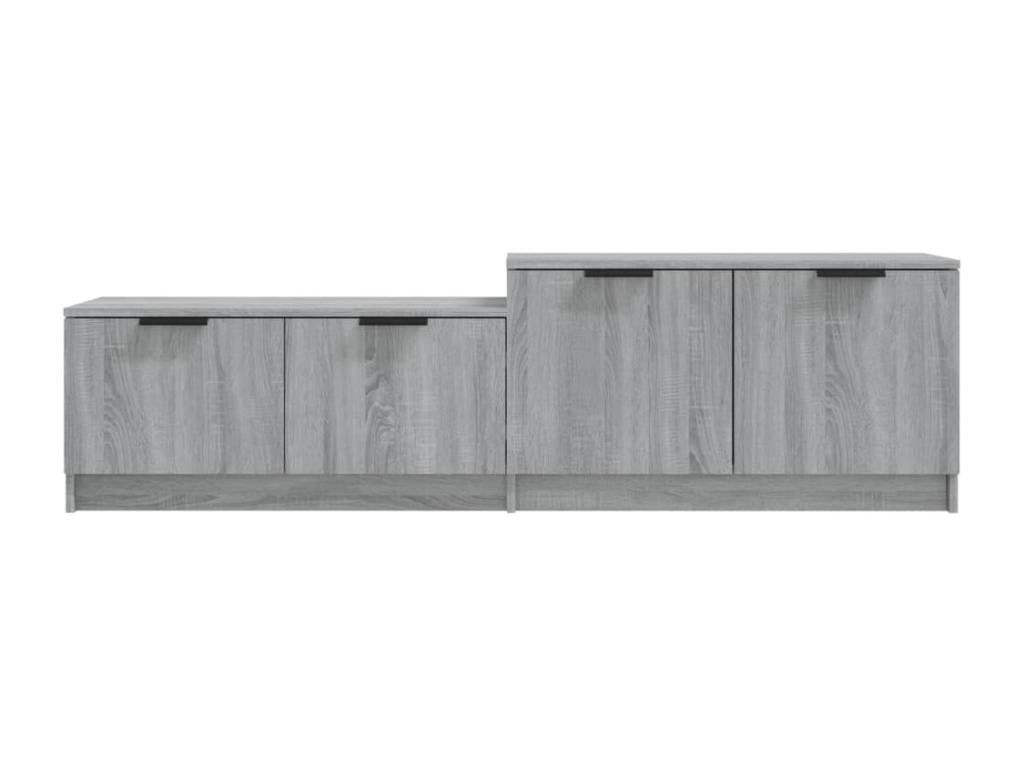 Mobile TV in legno ingegnerizzato grigio, 158,5 x 36 x 45 cm